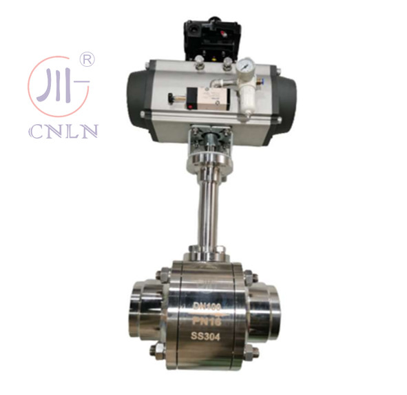 CDQ661F Cryogene Pneumatische Kugelventil für LNG/LOX/LN2/LAR/LCO2 -196`~+80 °C