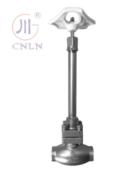 SS304/316 Kryogene Kugelventile Langstammtyp D ((DN10-100mm) für LNG/LOX/LN2