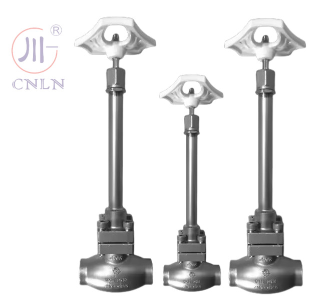 SS304/316 Kryogene Kugelventile Langstammtyp D ((DN10-100mm) für LNG/LOX/LN2