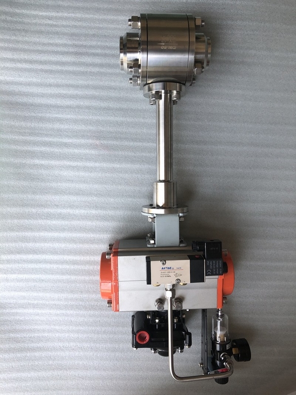 CF3/CF8 SS304/SS316 Kryogenes Pneumatisches Kugelventil für LNG/LOX/LN2/LAR