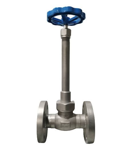 PN40 Flansche Kryogene Kugelventil Stoppventil -196~+80 °C für Flüssiggase usw.