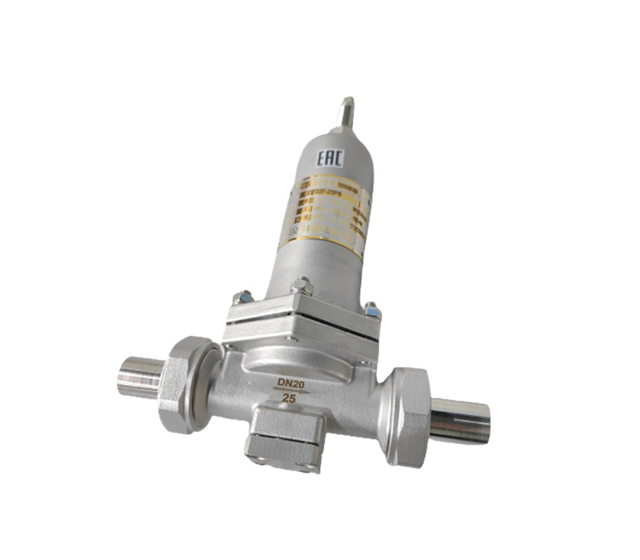 PN25 Kryogener Steuerventil-Druckregler Großer Durchfluss -196~+80 °C für LNG LOX LIN
