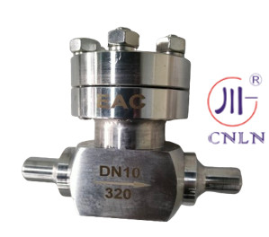 Kryogenes Hochdruck-Globusventil Prüfventil -196~+80 °C für LNG LOX LIN LAR LCO2-Tank