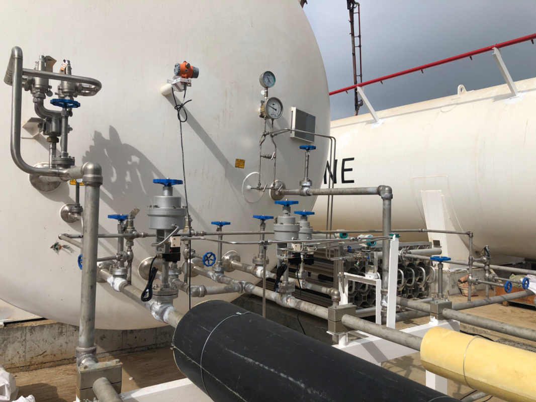 Flansch-Kryogenschutzventil für Flüssiggasbehälter für LNG LOX LIN LAR LCO2