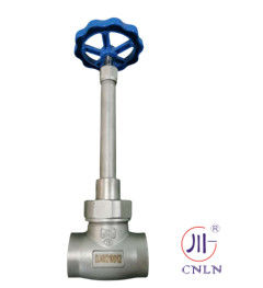 Handwerkliches langgestrecktes kryogenes Kugelventil Typ B CF3/CF8 für LO2/LN2/LAR/LNG/LCO2