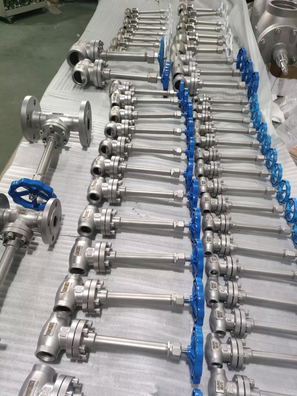SS304 Kryogene Kugelventil DN10-DN100 -196°C bis +80°C LOX LIN LNG LAR