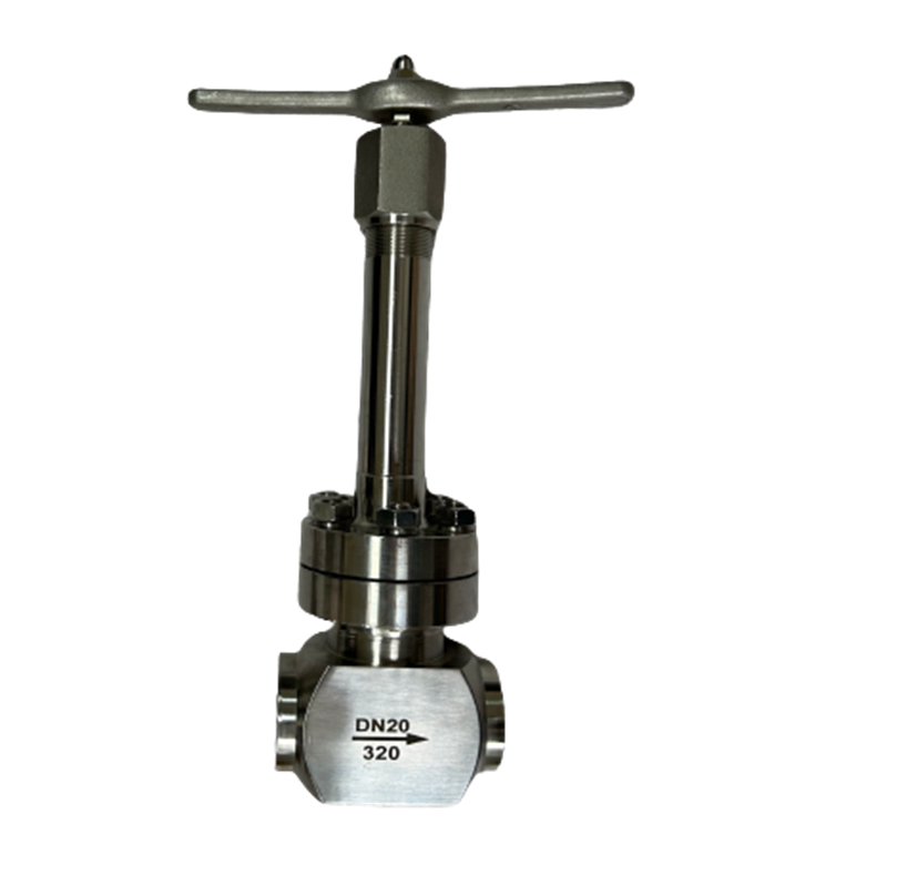 DJ61F-50P Kryo-Globusventil mit 5,0 MPa maximalem Druck und einem Temperaturbereich von -196 °C bis +80 °C für LNG/LOX-Anwendungen