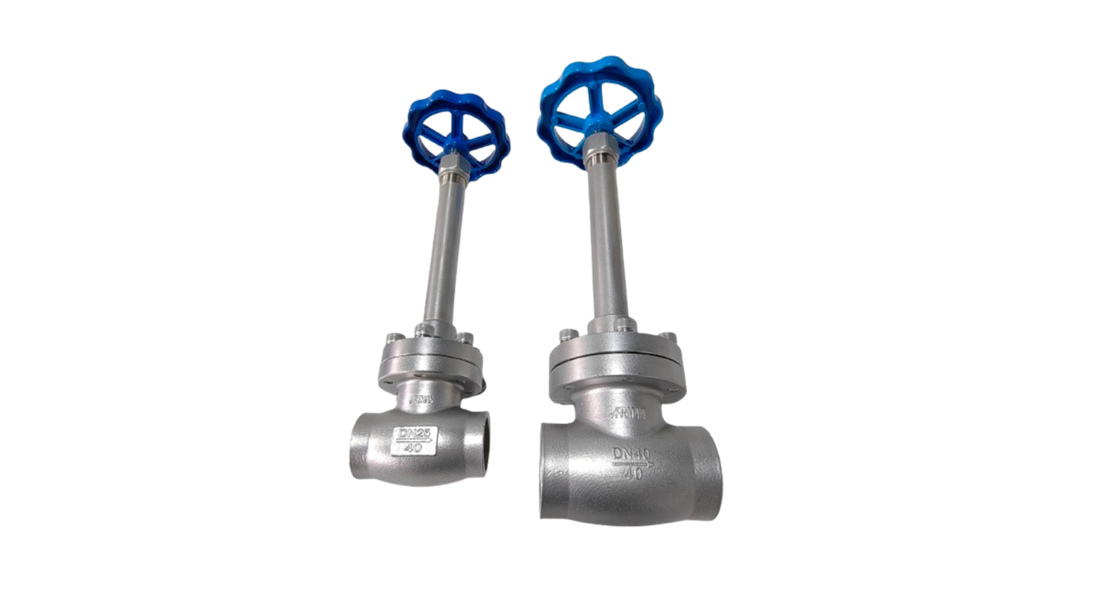 Schweißende CF8 CF8M Cryogenes Kugelventil mit langem Stamm für LNG/LOX/LN2/LAR/LCO2