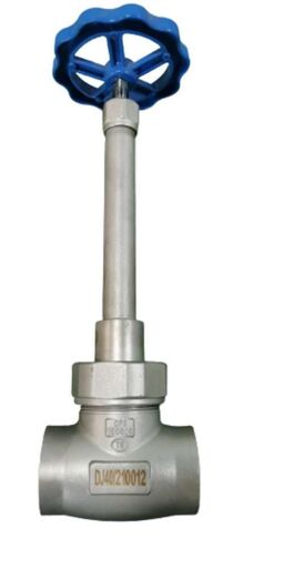 CE-zertifiziertes kryogenes Kugelventil mit 5,0 MPa maximalem Druck und Edelstahl 304/316 Konstruktion für LNG-, LOX-, LIN- und LAR-Anwendungen