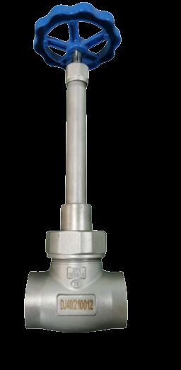 CE ISO-zertifiziertes kryogenes Kugelventil mit 5,0 MPa maximalem Druck, Edelstahl 304/316 und -196 bis +80 °C Temperaturbereich