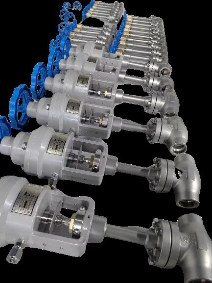 Edelstahl 304/316 Kryogene Kugelventil mit Temperaturbereich von -196 bis +80°C und maximalem Druck von 5,0Mpa