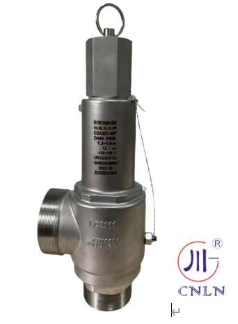 Edelstahl-Kryo-Sicherheitsventil mit 4,0 MPa Druckstufe für Anwendungen von -196 °C bis +120 °C