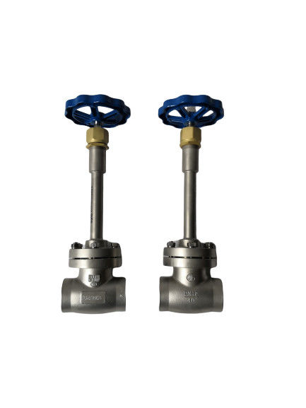 Schweißende CF8 CF8M Cryogenes Kugelventil mit langem Stamm für LNG/LOX/LN2/LAR/LCO2