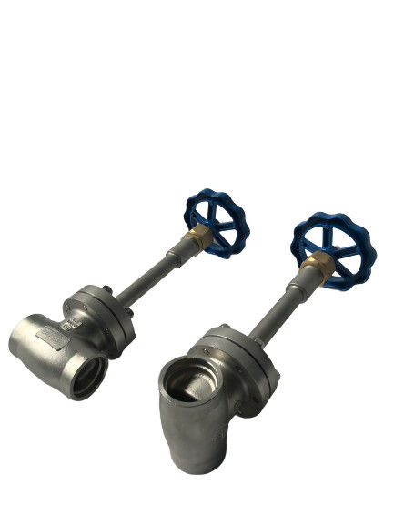 Schweißende CF8 CF8M Cryogenes Kugelventil mit langem Stamm für LNG/LOX/LN2/LAR/LCO2
