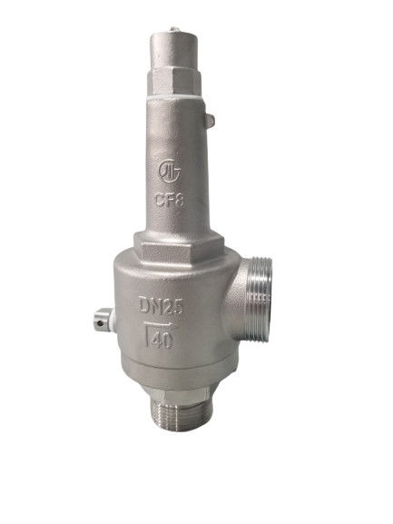 DN25 Spring Direct Acting Full Open Cryogenic Safety Valve - 196 ~ + 80 °C für LNG/LOX/LN2/LAR/LCO2