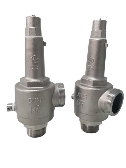 DN25 Spring Direct Acting Full Open Cryogenic Safety Valve - 196 ~ + 80 °C für LNG/LOX/LN2/LAR/LCO2